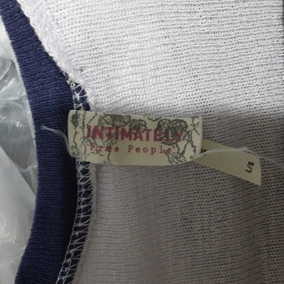 Intimately free by free people women tunic top lavender lagenlook sheer y2k - Picture 3 of 7